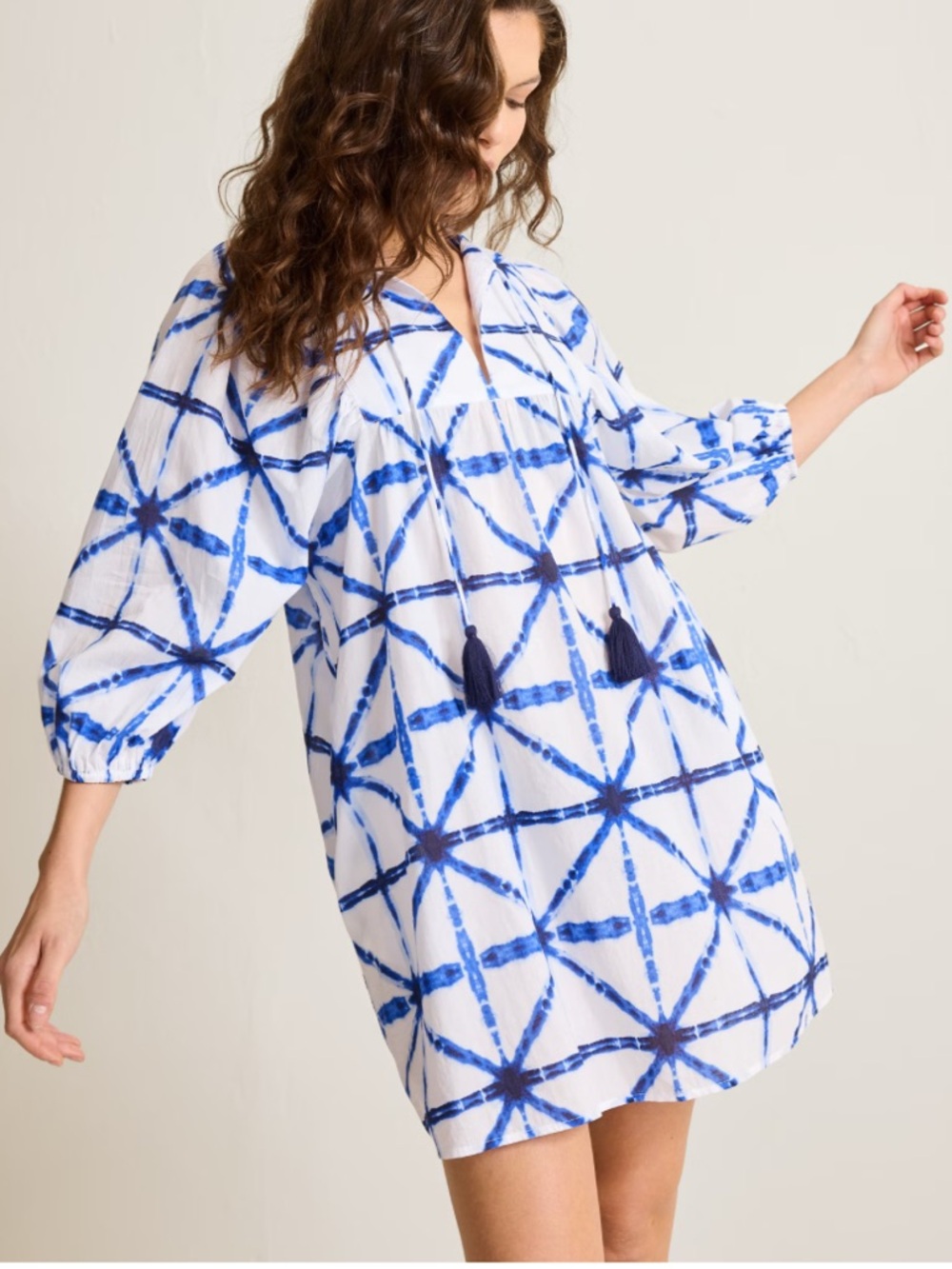 Tommy Bahama Catalina Shibori Cotton Coverup Dress